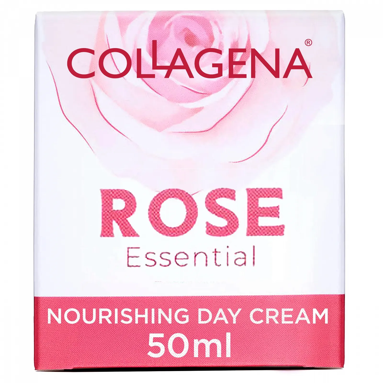 Денний крем для обличчя COLLAGENA Rose Essential Day Cream з трояндовою олією та пептидами колагену зволожуючий 50 мл, фото №1 Денний крем для обличчя COLLAGENA Rose Essential Day Cream з трояндовою олією та пептидами колагену зволожуючий 50 мл, фото №1