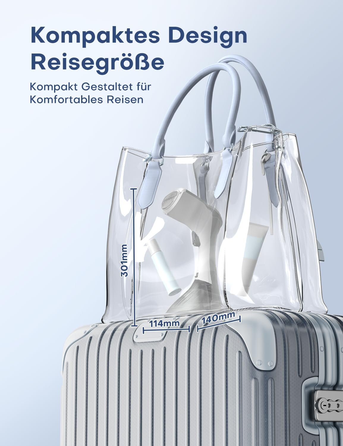 Відпарювач QEXREED 1300 W 260 мл портативний, фото №6 Відпарювач QEXREED 1300 W 260 мл портативний, фото №6