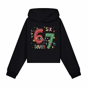 Худи Meme Y2K с длинными рукавами и капюшоном с 67 принтами, худи свободного кроя, свитшот Preppy для девочек и мальчиков, повседневное худи - Фото 1