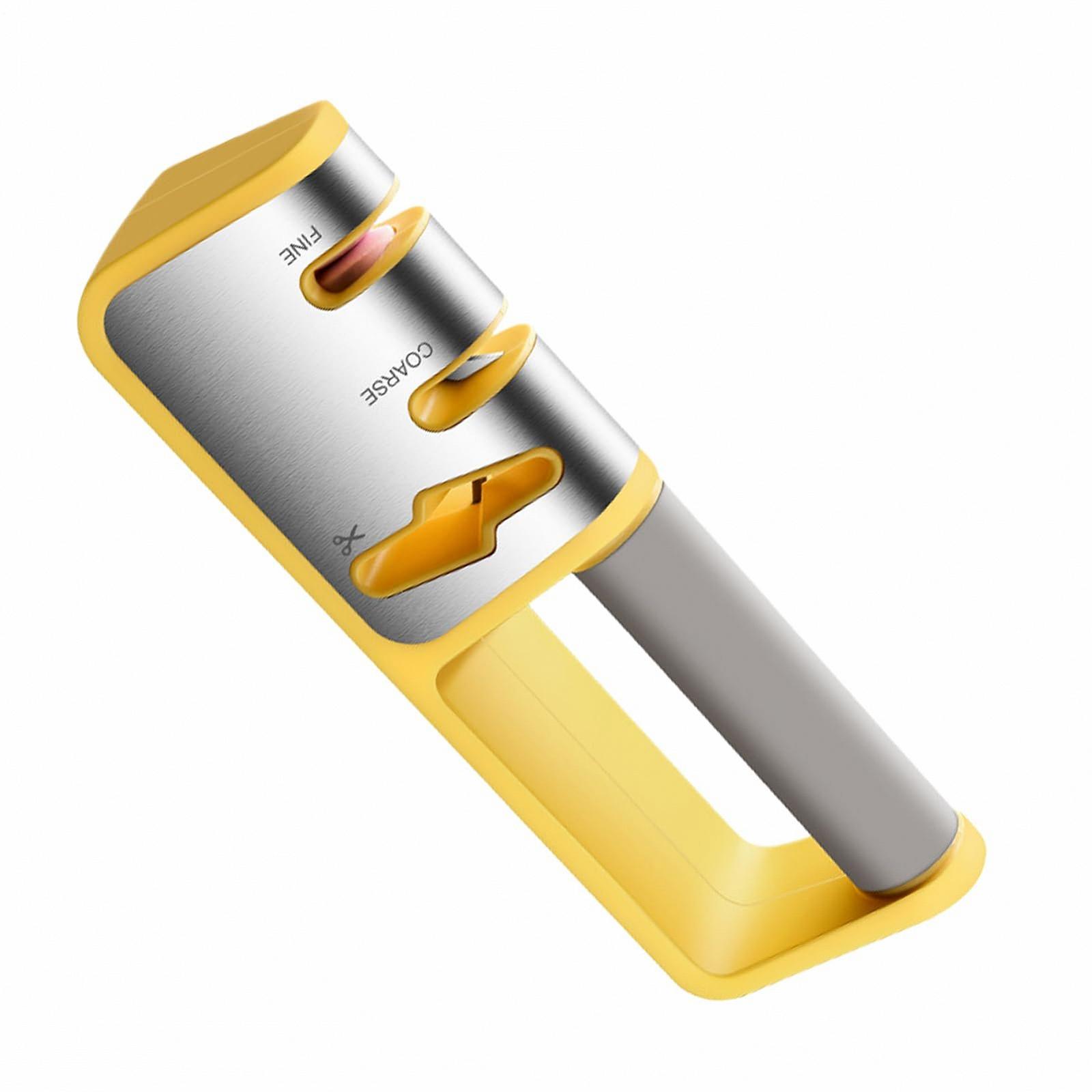 Точилка для ножниц ручная V-Nut с V-образным пазом для кухни дома и сада портативная с резиновыми ножками, фото №1