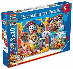 Пазл Ravensburger 5048 Paw Patrol 3 x 49 елементів synthetic.ua - Фото 1