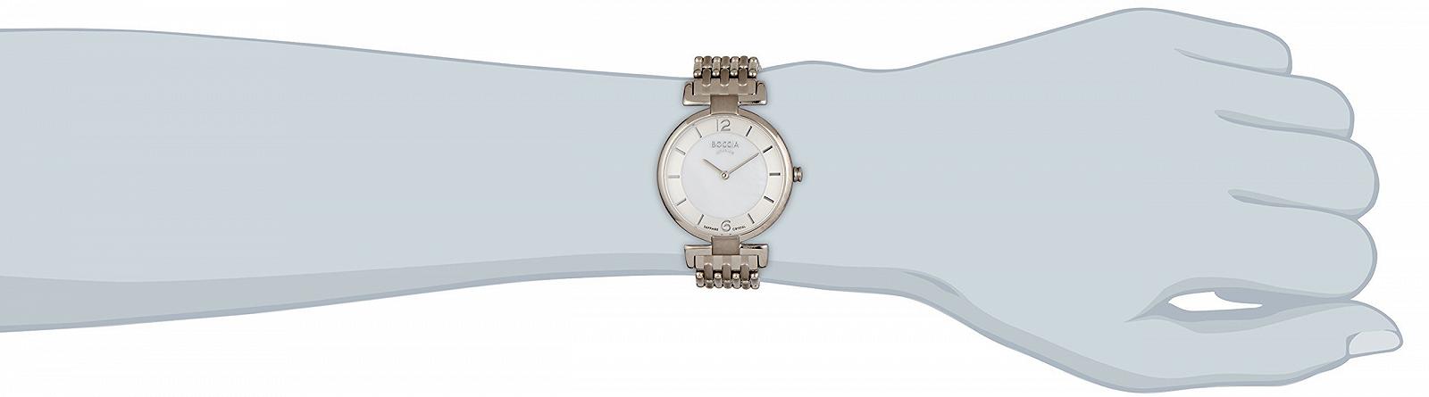 Часы женские Boccia Titanium XS 3238-03 Перламутровый, Браслет, фото №2 Часы женские Boccia Titanium XS 3238-03 Перламутровый, Браслет, фото №2