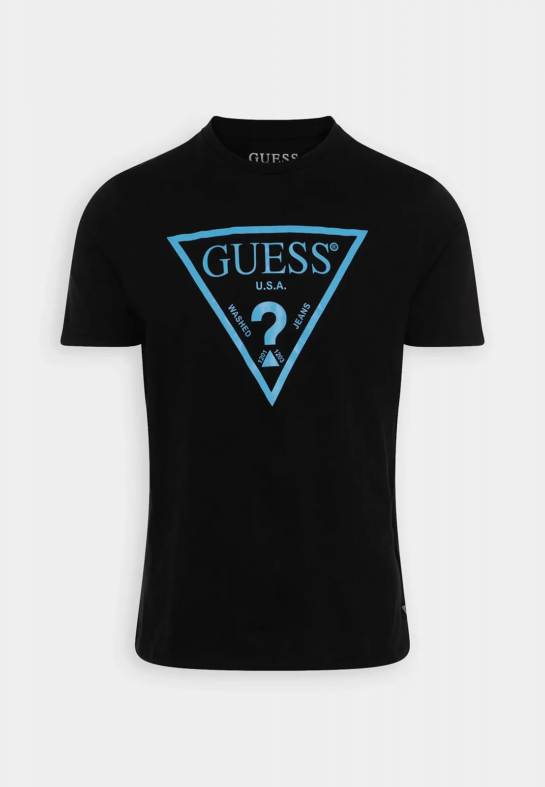 Мужская футболка GUESS - Reflective Logo Tee - Черный - L, фото №4