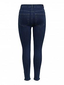 Джинсы ONLY ONLOPTION LIFE SUP HW SK ANK DB BB BJ630 15208615 Темно-синий S synthetic.ua - Фото 1