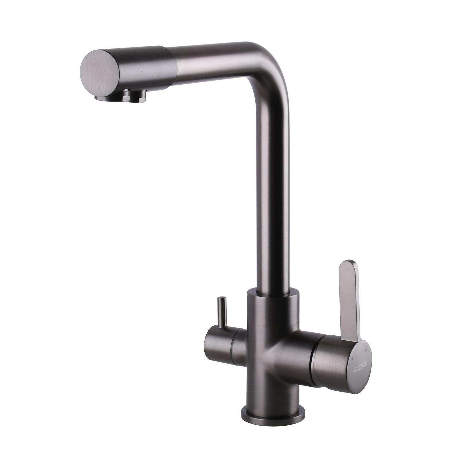 Змішувач для кухні під осмос Globus Lux LAZER GLLR-0444-11-GRAPHITE, фото №1 Змішувач для кухні під осмос Globus Lux LAZER GLLR-0444-11-GRAPHITE, фото №1