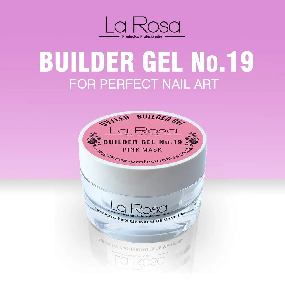 Гель La Rosa Builder Розовая Маска 30 мл, фото №3 Гель La Rosa Builder Розовая Маска 30 мл, фото №3