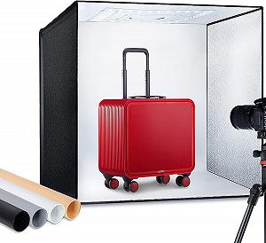 Фотобокс ESDDI 24" / 60х60х60 см / 156 LED / 17000 Lm / CRI 95 / 5500K / Черный-Белый - Фото 1