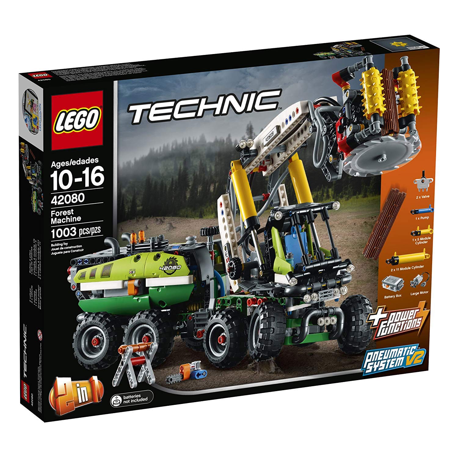Конструктор LEGO Technic 42080 Лісозбиральна машина, фото №6