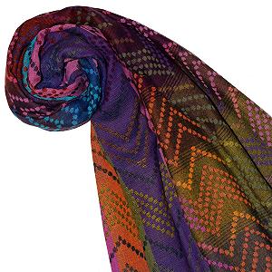 Пашмина Lorenzo Cana 90% Хлопок из 10% Шерсти 70 см x 180 см, голубой synthetic.ua - Фото 1