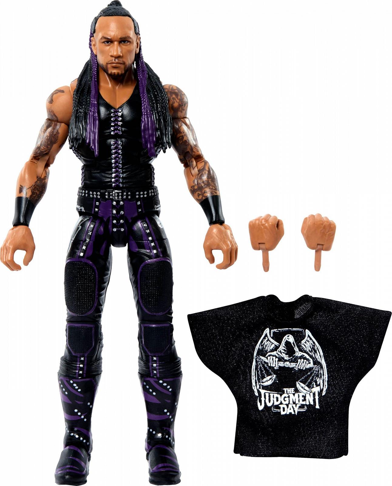 Экшн-фигурка Mattel WWE Elite, серия #109, Дамиан Прист, коллекционная, 6 дюймов, с 25 точками артикуляции и сменными руками, фото №1