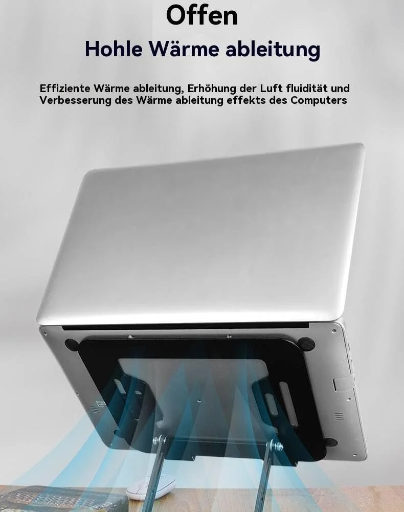 Підставка для ноутбука, обертається на 360, регульована по висоті, алюмінієва охолоджуюча, 26 x 22.5 см, фото №1 Підставка для ноутбука, обертається на 360, регульована по висоті, алюмінієва охолоджуюча, 26 x 22.5 см, фото №1