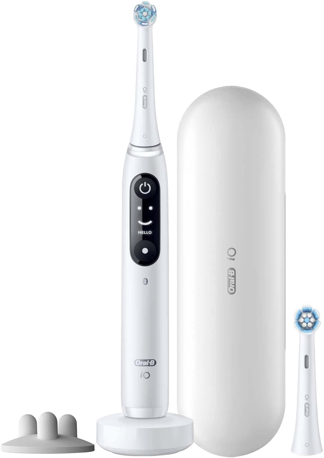 Електрична зубна щітка Oral-B iO 7S Біла, 2 насадки, 1 дорожній чохол, фото №1