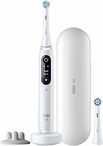 Електрична зубна щітка Oral-B iO 7S Біла, 2 насадки, 1 дорожній чохол - Фото 1