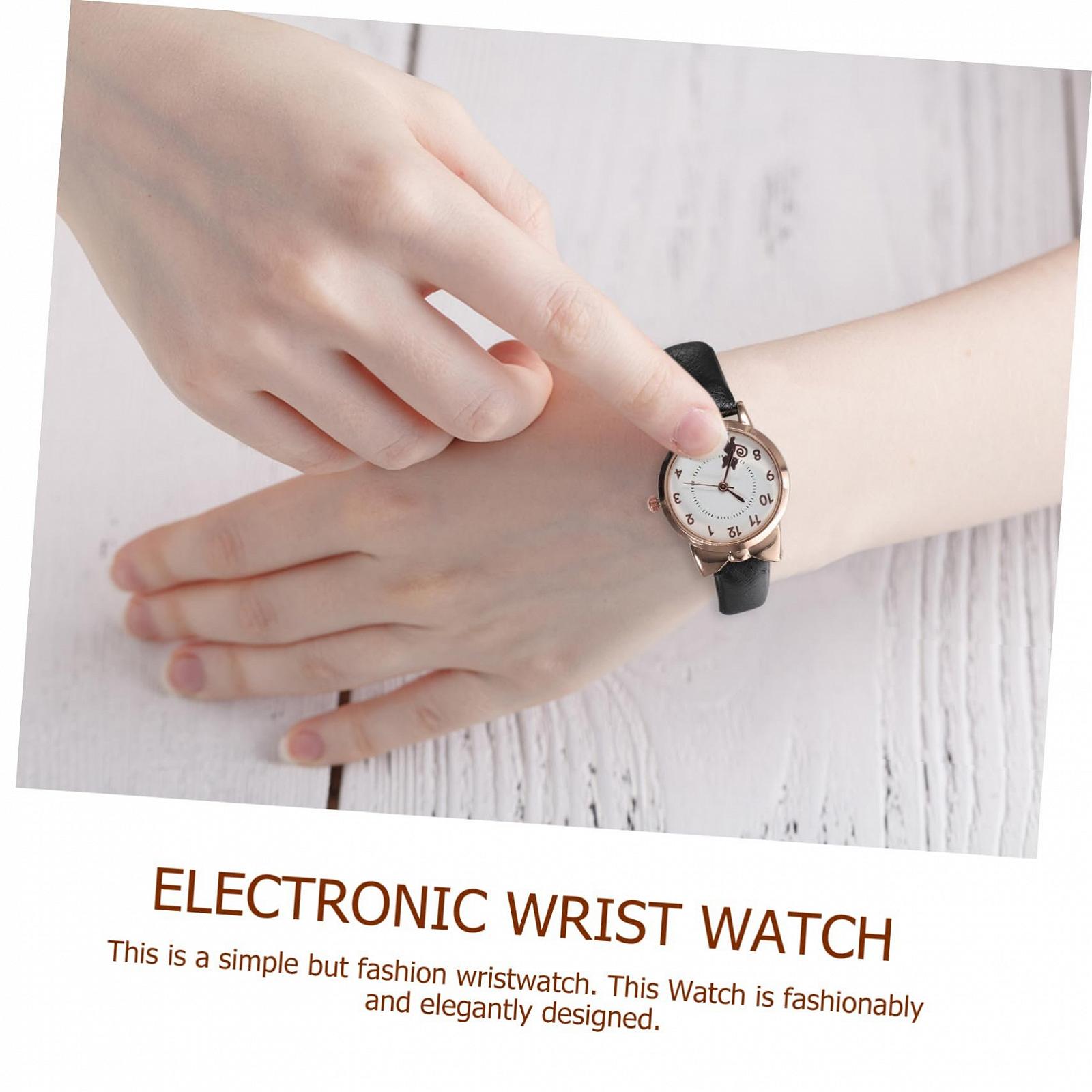 Часы Женские PartyKindom Кварцевые Электронные С Регулируемым Ремешком, фото №6