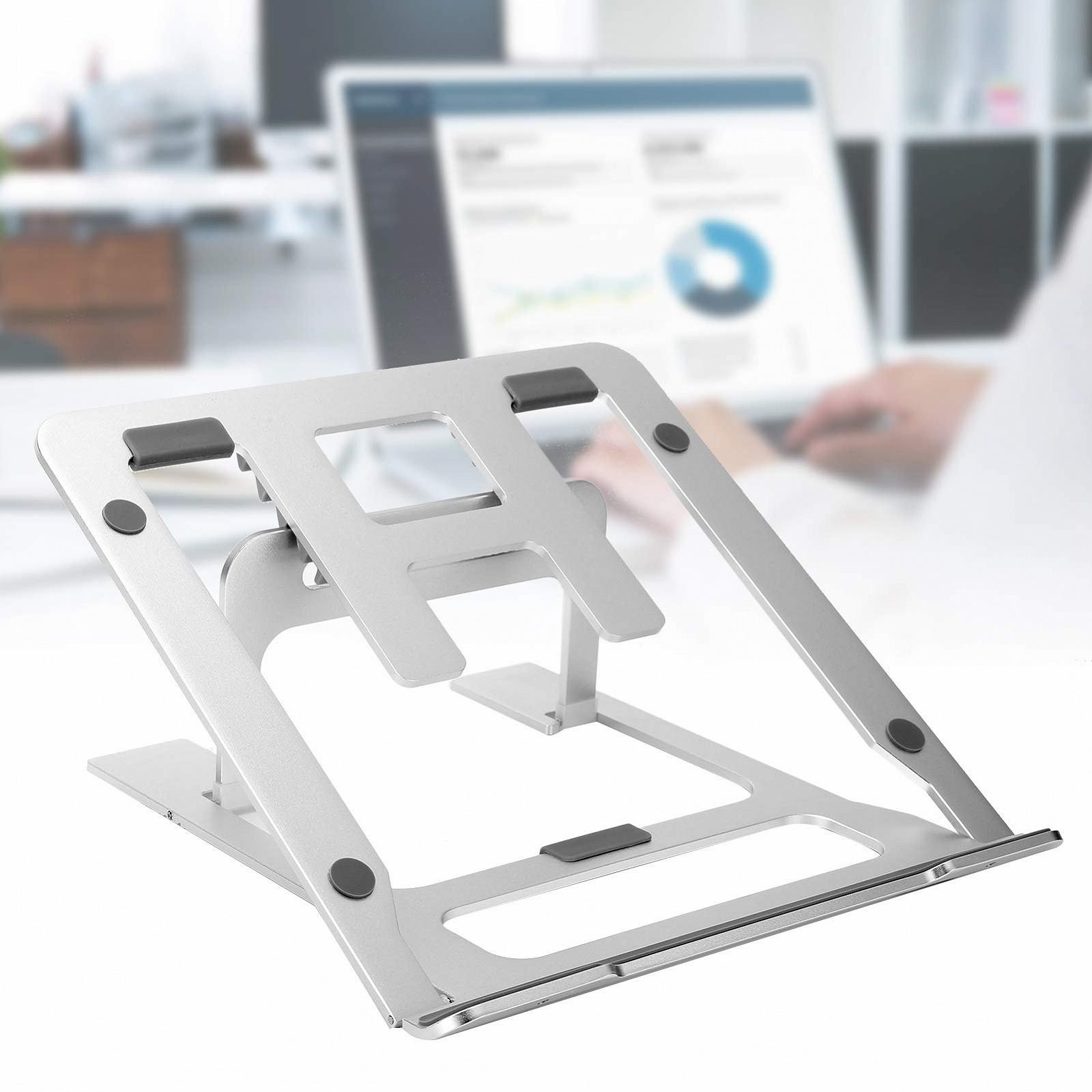 Підставка для ноутбука UN-62, портативна складна охолоджуюча підставка з алюмінієвого сплаву, фото №8 Підставка для ноутбука UN-62, портативна складна охолоджуюча підставка з алюмінієвого сплаву, фото №8