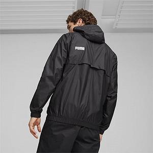 Вітровка ESS Solid Windbreaker 84748452 Puma Чорний XXL synthetic.ua - Фото 1