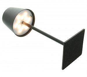 Настільна лампа FRANK FLECHTWAREN "Black" LED металева матова димована сенсорна 31 см Чорна synthetic.ua - Фото 1