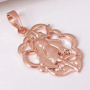 Кулон знак зодіаку-Діва, позолочений для жінок synthetic.ua - Фото 1