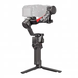 Стабілізатор DJI RS 4 / Навантаження до 3 кг / Автоблокування осей / Вертикальна зйомка 2.0 / OLED-дисплей / Bluetooth 5.1 / Чорний - Фото 1