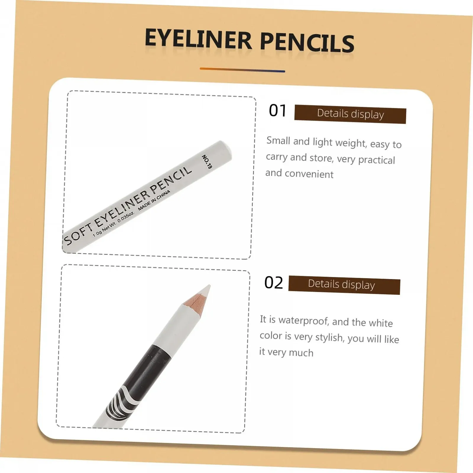 Олівець для очей minkissy, фото №3 Олівець для очей minkissy, фото №3