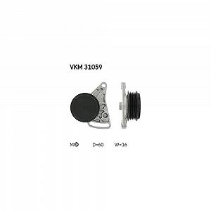 Натягувач поліклинового ременя SKF VKM 31059 для AUDI SEAT SKODA VW AUDI (FAW) - Фото 1