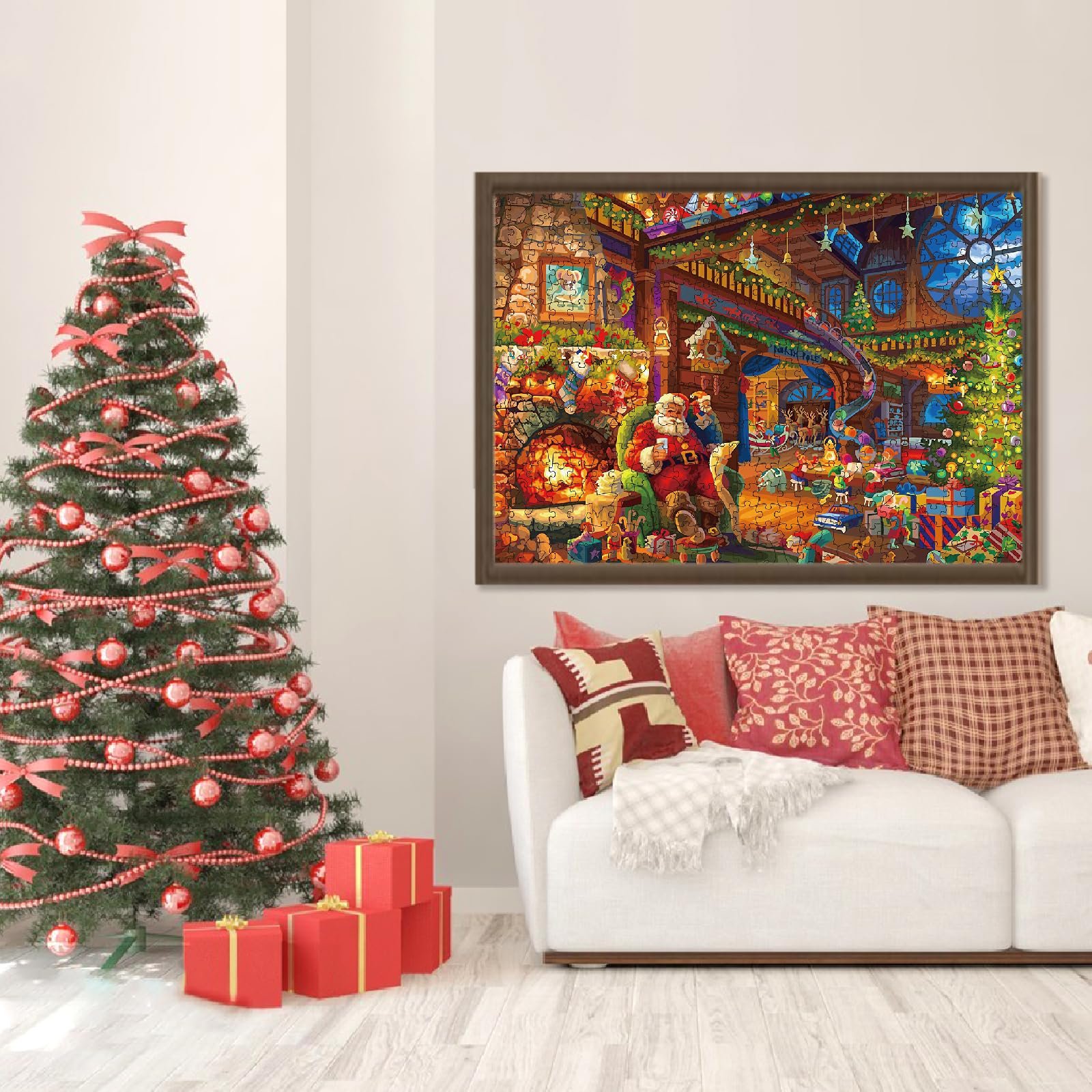 Деревянный пазл Christmas 500 элементов Уникальная форма животных (30 x 40 см), фото №7