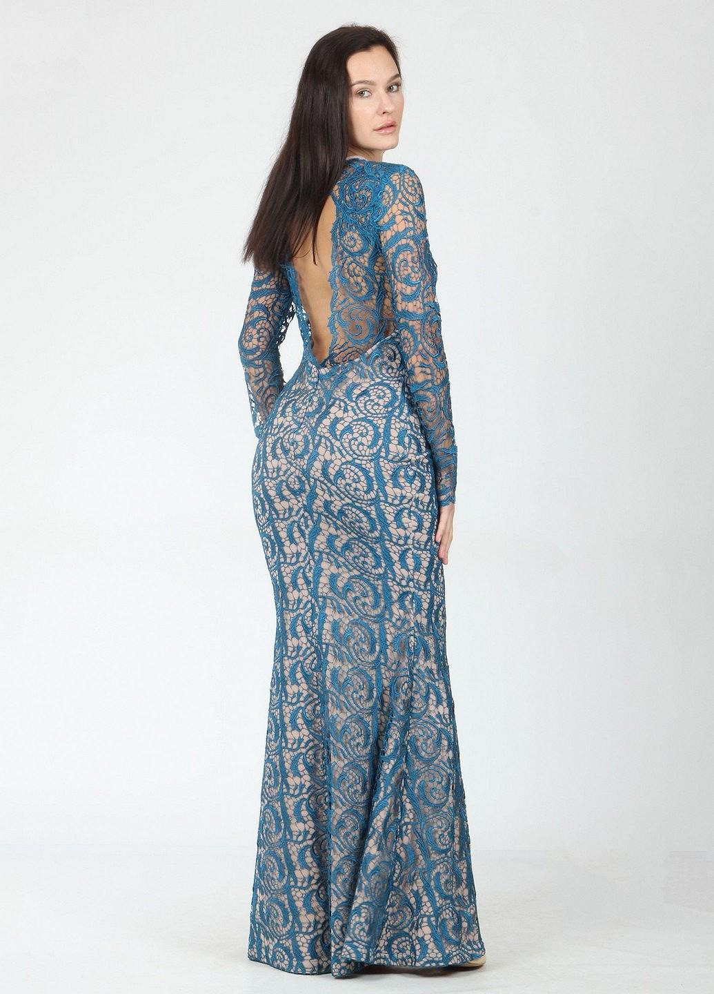 Платье Enna Levoni S Синий (ND-13022-Blue), фото №4