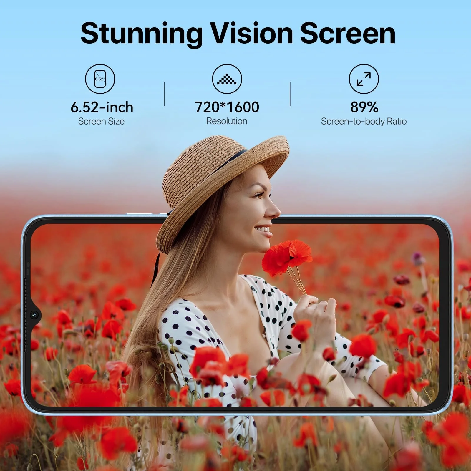 Смартфон UMIDIGI C1 Plus 6.52" 3GB/32GB Black, фото №4 Смартфон UMIDIGI C1 Plus 6.52" 3GB/32GB Black, фото №4