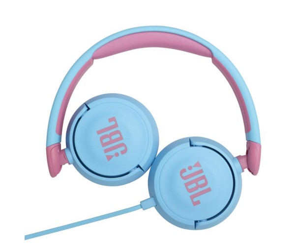 Навушники JBL JR 310 Blue/Pink 3.5 мм мікрофон динаміки 32 1 м дитячі JBLJR310BLU, фото №4