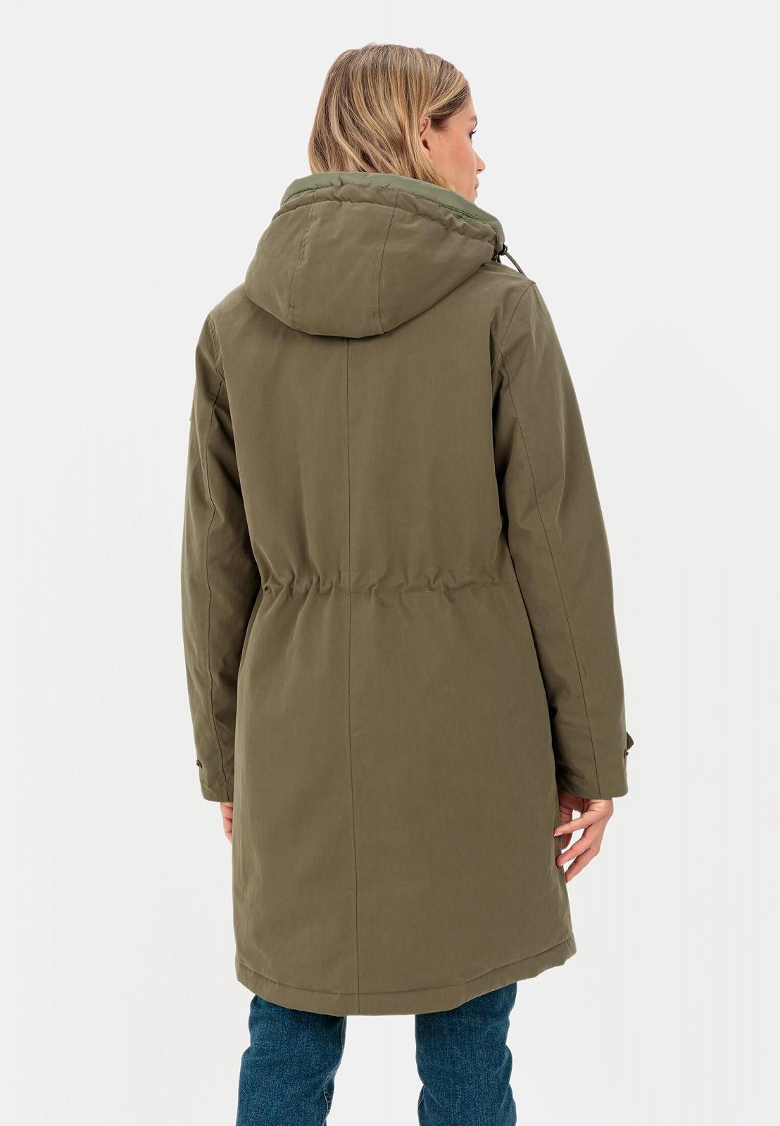 Функциональное пальто camel active Женское из органического хлопка, фото №4 Функциональное пальто camel active Женское из органического хлопка, фото №4
