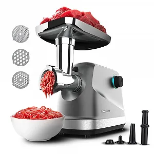 Мясорубка электрическая Cecotec Crusher 1400 Steel 1360 W - Фото 1