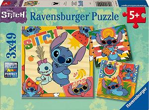 Купить Пазл Ravensburger 12004114 Disney Stitch 3 x 49 элементов - Фото 1 Пазл Ravensburger 12004114 Disney Stitch 3 x 49 элементов - Фото 1