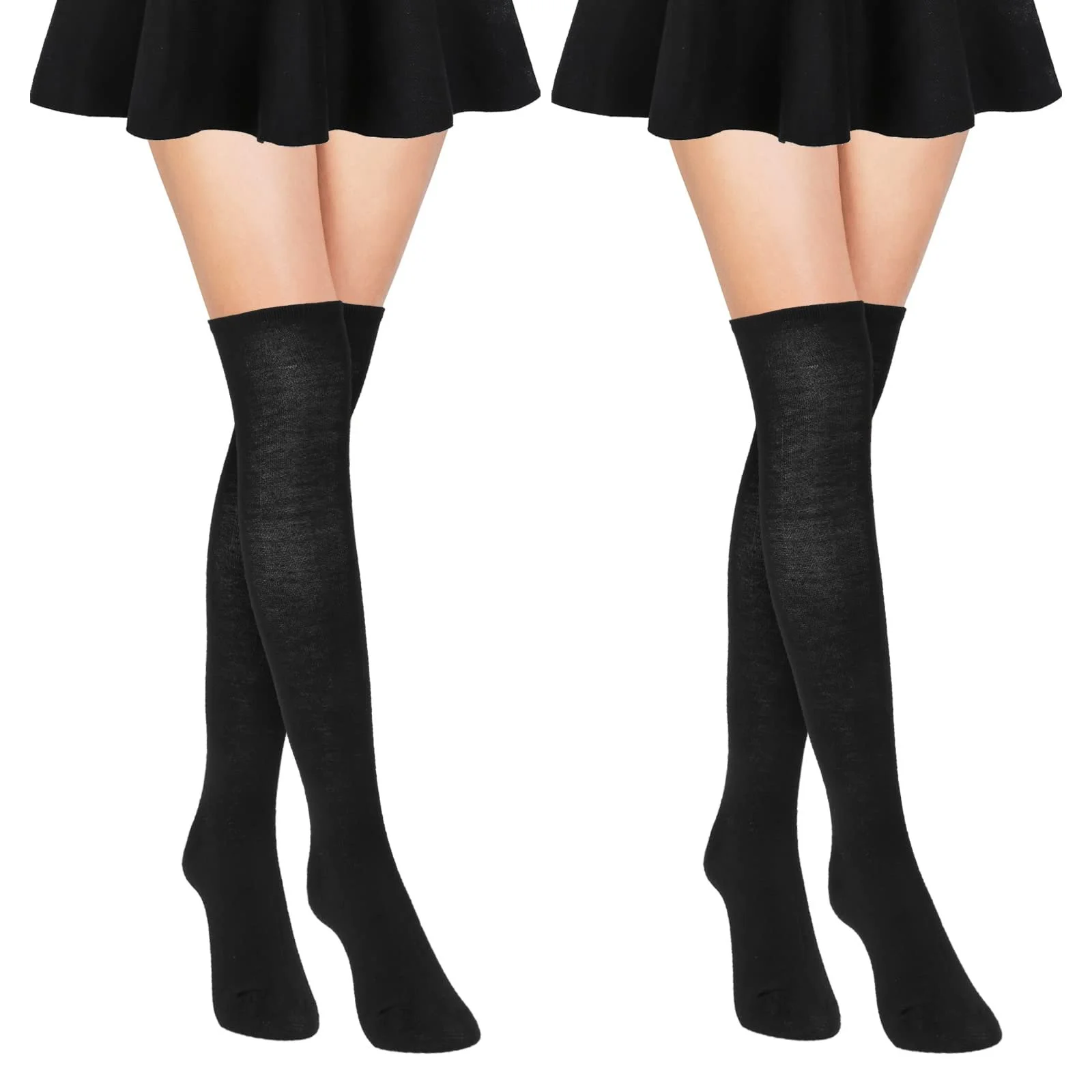 Высокие носки WLLHYF для женщин и девушек, хлопковые, очень длинные носки для женщин, гетры выше колена, носки для сапог для женщин и девушек, фото №1