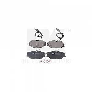 Комплект гальмівних колодок NK 221009 передній міст для ALFA ROMEO FIAT LANCIA - Фото 1