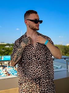 Сорочка Reload Barth леопардова - Фото 1