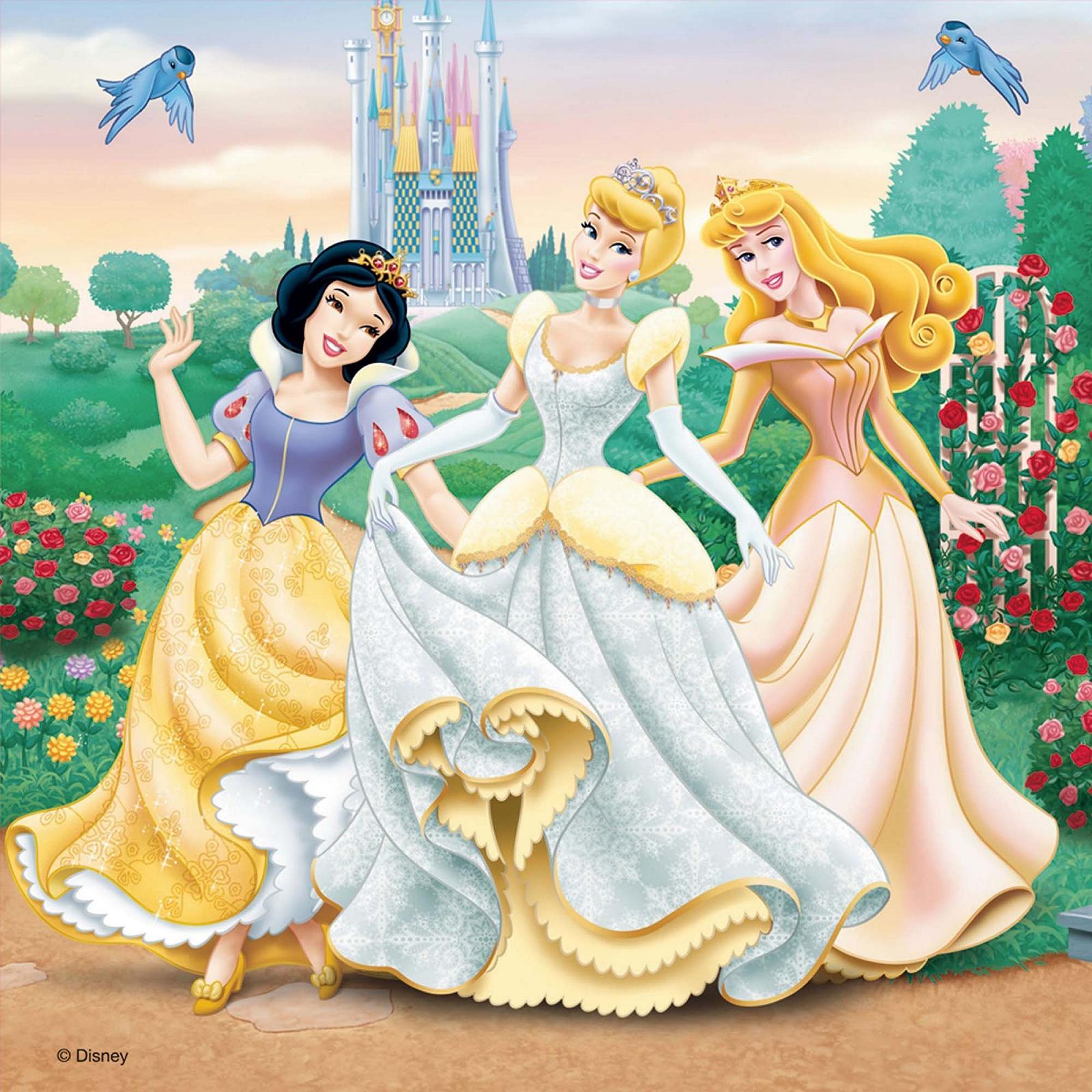 Пазл Ravensburger Disney Princess набор из 3 штук по 49 деталей, фото №3