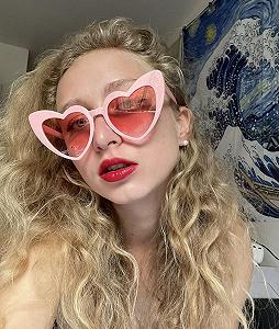 Сонцезахисні окуляри Жіночі Серцеподібні, Вінтажні synthetic.ua - Фото 1