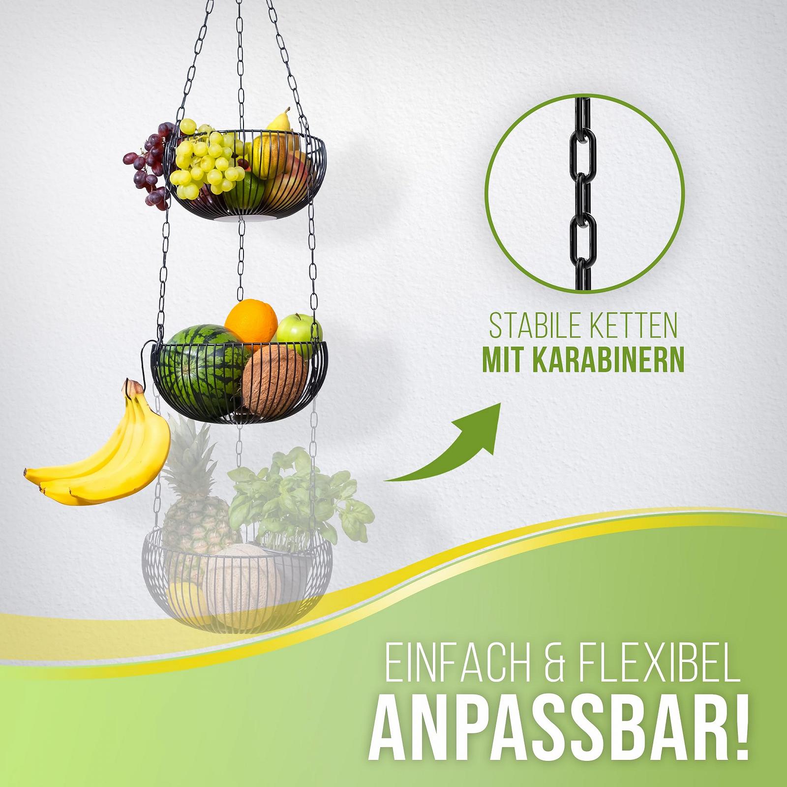 Підвісний кошик для фруктів BS Сучасний стиль, фото №5