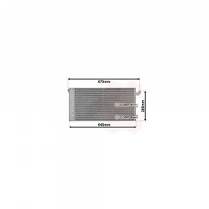 Конденсатор кондиціонера VAN WEZEL 17005406 для FIAT FIAT / LANCIA - Фото 1