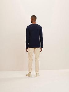 Футболка з довгим рукавом 1034513-10668 Tom Tailor Темно-синій XL synthetic.ua - Фото 1