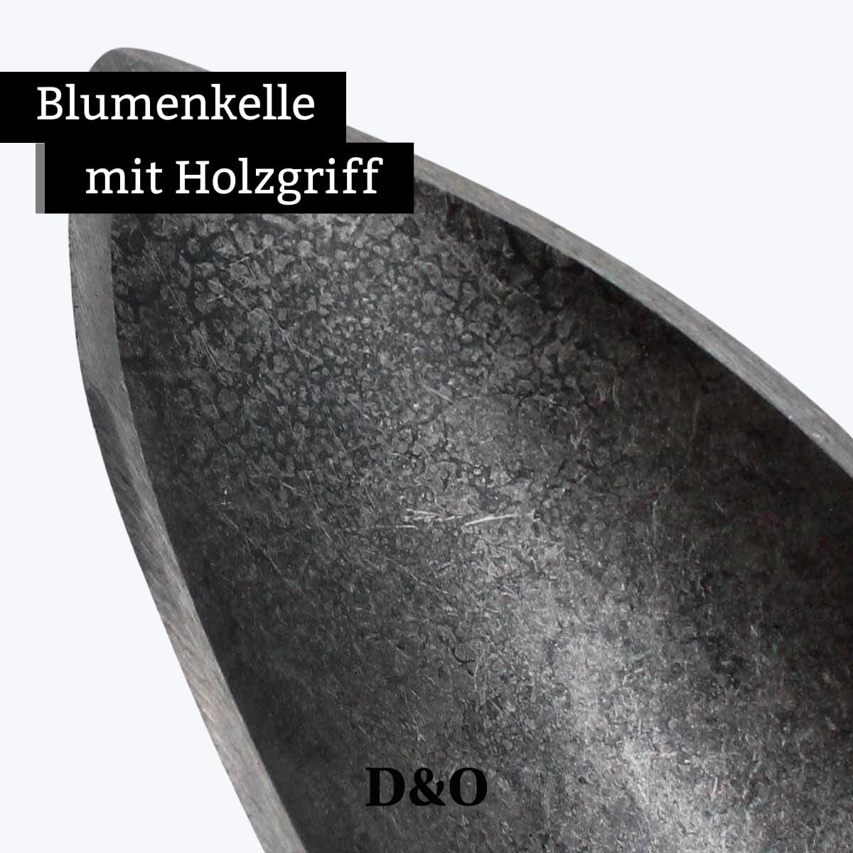 Лопата совковая D&O X-Treme для квітів, кована борна сталь, дерев'яна ручка (ясен), 35 см, фото №5