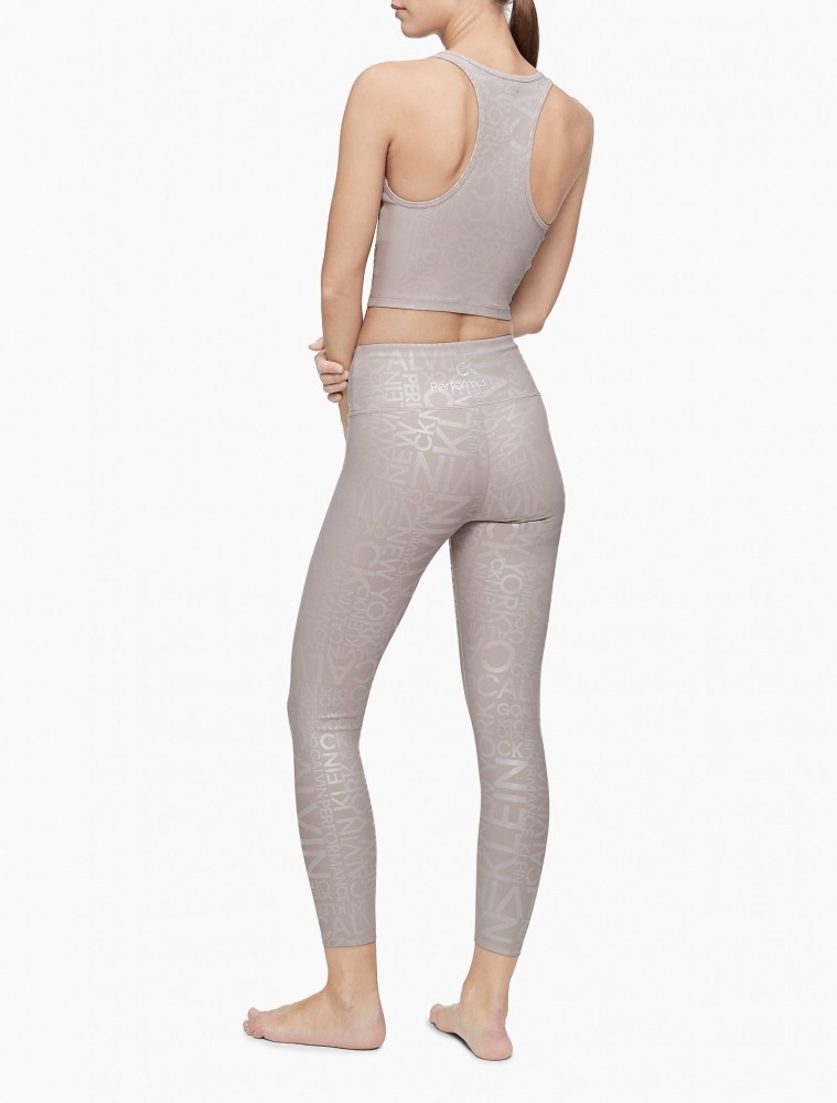 Бежевые спортивные лосины легинсы Calvin Klein 7/8,, фото №5