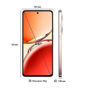 Смартфон Oppo Reno 12F 6.67'' 8/256GB Orange synthetic.ua - Фото 1