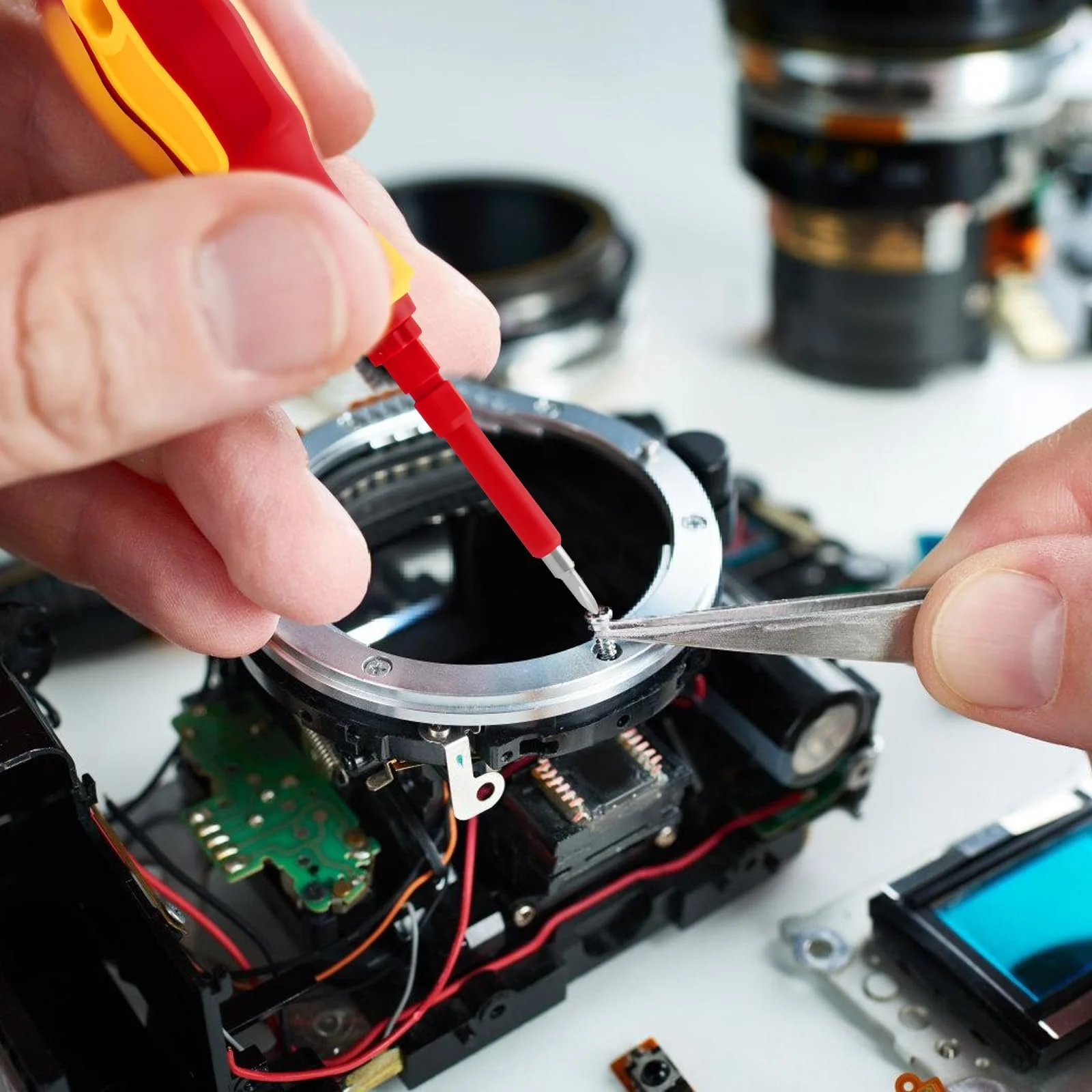 Набір діелектричних викруток 26-в-1 з боксом для зберігання, фото №7