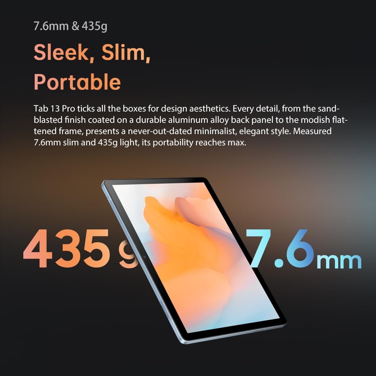 Планшет Blackview Tab 13 PRO 10.1 Inch FHD+ Display Android 13 Helio P60 16GB + 128GB 7680mAh Dual SIM 4G LTE WiFi 13MP + 8MP Dual Box Speaker, фото №7 Планшет Blackview Tab 13 PRO 10.1 Inch FHD+ Display Android 13 Helio P60 16GB + 128GB 7680mAh Dual SIM 4G LTE WiFi 13MP + 8MP Dual Box Speaker, фото №7