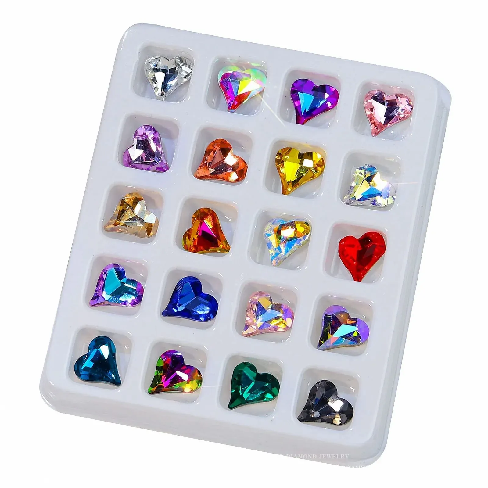 Прикраси Livecitys Декоративні 3D Любов Серце Прикраси Блискуча поверхня F, фото №1