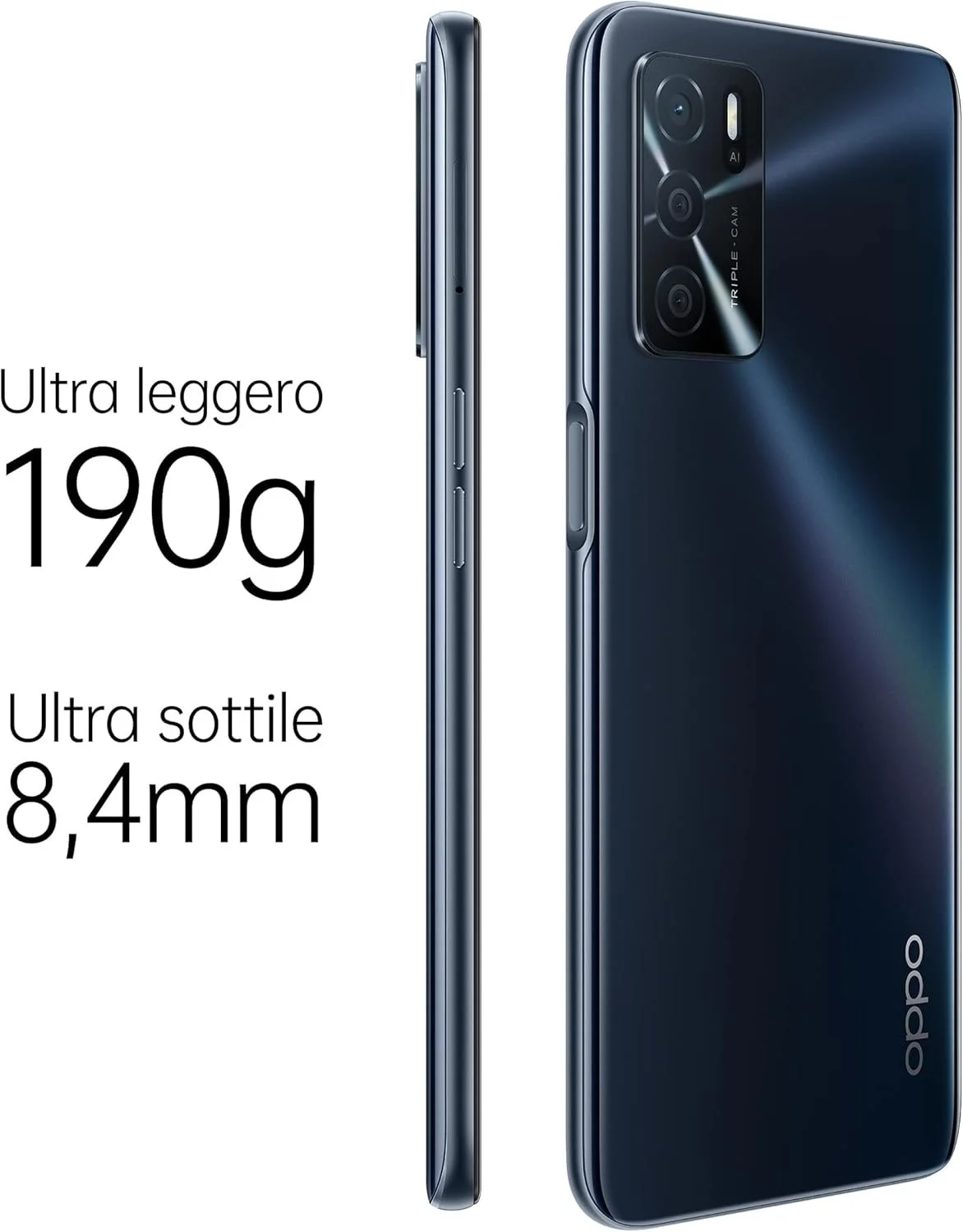 Смартфон 6.52" Oppo A54s 4/128GB 4G 1-SIM 50/8Мп 8 ядер Android 13 Синій, фото №7