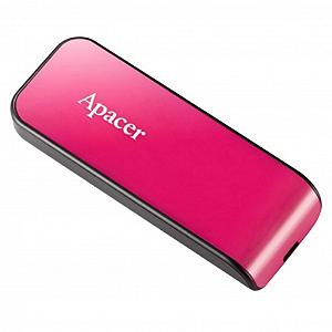 USB флеш-накопичувач Apacer 16gb AH334 pink USB 2.0 AP16GAH334P-1 synthetic.ua - Фото 1