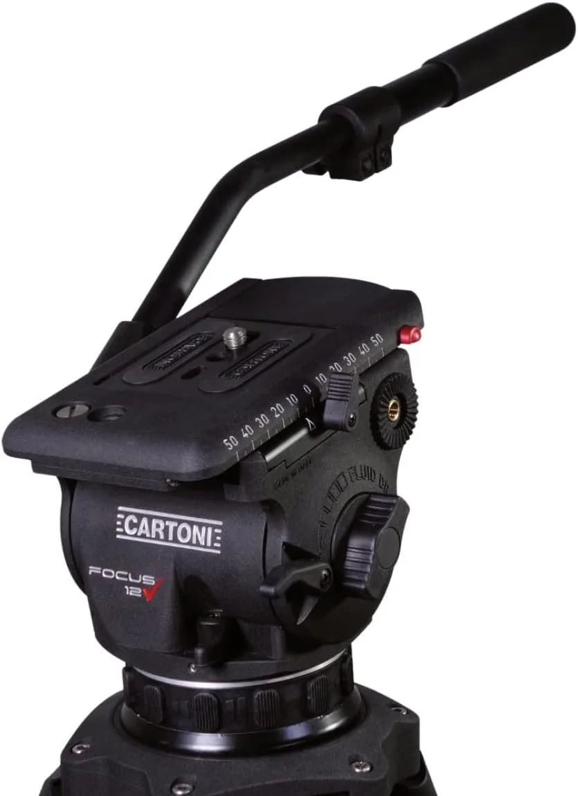 Головка для штативу CARTONI FOCUS 12 (HF1200) Чорний, фото №2 Головка для штативу CARTONI FOCUS 12 (HF1200) Чорний, фото №2