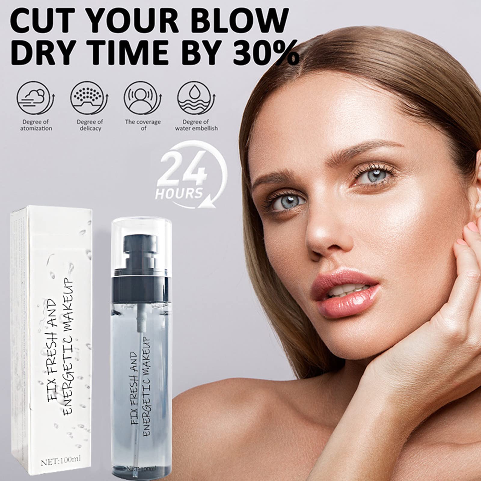 Фиксирующий спрей для матирования Mattifying Waterproof Setting Spray 100ml для жирной кожи, фото №3 Фиксирующий спрей для матирования Mattifying Waterproof Setting Spray 100ml для жирной кожи, фото №3